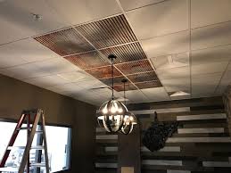 2x2 acoustical ceiling tiles how to