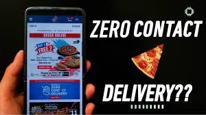 Faça o seu pedido online na maior pizzaria do mundo! Ordering Dominos Pizza With Zero Contact Delivery During Mco Youtube