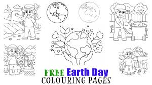 free earth day printable coloring pages