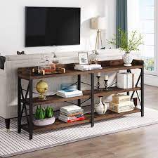 38 H Rectangle Wood Console Table