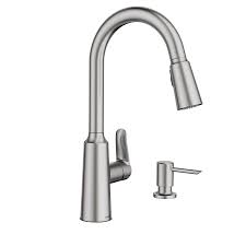 The delta essa pull down kitchen faucet has a simple design with straightforward features, but it's a classic that fits well in any kitchen. Delta Kitchen Faucets Water Dispensers At Lowes Com