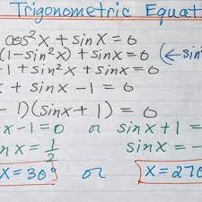 Trigonometric Equations Archives