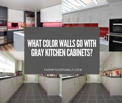 what color walls go with gray kitchen