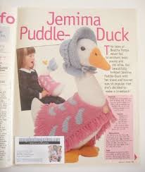 Beatrix Potter Jemima Puddle Duck Toy Knitting Pattern Designed By Alan Dart