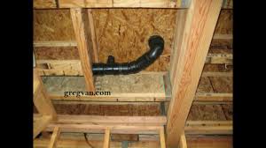 how to move floor joists for drain