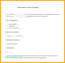 Talent Management Contract Template