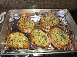Serve it in a nice basket lined with a decorative towel. Homemade Garlic Bread Food