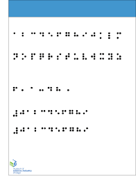 Braille Chart Free Download