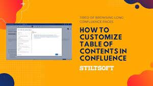 table of contents in confluence