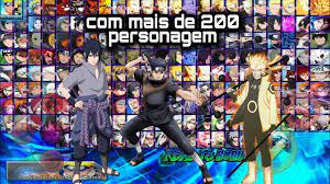 BLEACH VS NARUTO COM MAIS DE 200 PERSONAGENS SÓ DE NARUTO ANDROID PESANDO  1.1GB - YouTube