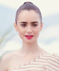 lily collins is french beauty in