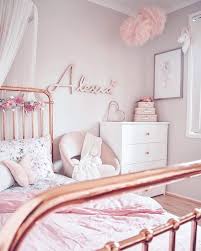 bedroom ideas white and rose gold