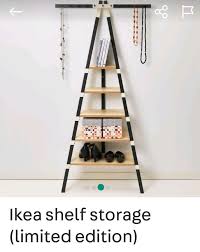 Ikea Triangle Elegant Leaning Shelf