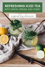lemon ginger honey tea recipe from