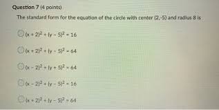 Solved Question 7 4 Points The