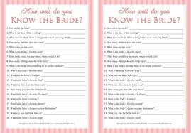 5 out of 5 stars. Bridal Shower How Well Do You Know The Bride Questions