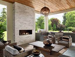 Contemporary Chic Outdoor Kitchen With