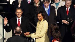 Barack hussein obama was sworn in jan. Photos The Inauguration Of Barack Obama Los Angeles Times