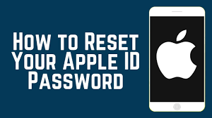 reset your apple id pword on ios
