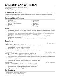 Use resume examples the right way. Restaurant Food Service Combination Resume Samples Examples Format Templates Resume Help