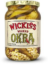 wicked okra 16 oz wickles pickles