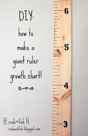 How To Make A Giant Diy Ruler Growth Chart Growth Chart