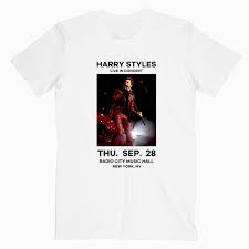 Harry Styles Live In Concert Radio City Music Hall New York Merchandise T Shirt