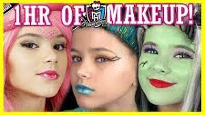 1 hour of monster high doll makeup
