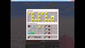 minecraft inventory and crafting grid