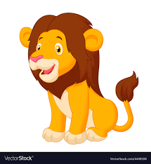 cartoon lion royalty free vector image
