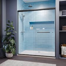 sunny shower double sliding shower door