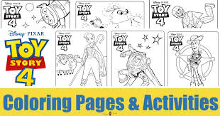 612 x 619 file type use the download button to see the full image of toy story alien coloring page free, and download it for a computer. Toy Story 4 Coloring Pages And Activities Desert Chica