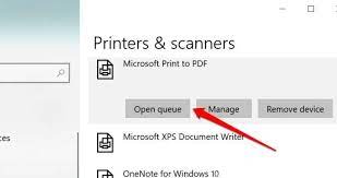 your printer if it s showing offline