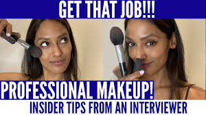 job interview makeup common mistakes