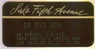 Because your saksfirst credit card is issued by capital one, you'll be able to link it to your existing capital one online account. Mickey Cohen Signed Saks Fifth Avenue Credit Card W Affidavits Ultra Rare Wow 1799812375