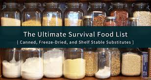 108 survival foods for the year supply