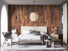 Rustic Brown Wood Panel Wall Mural