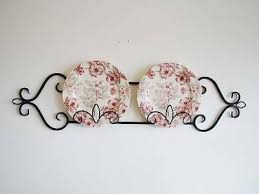 New Wrought Iron Wall Plate Rack