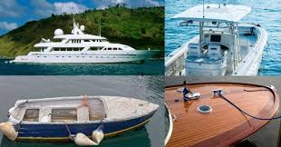 diffe types of boats