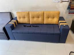 3 Seater Wooden Modern Sofa Cum Bed