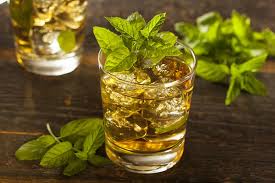 make mint simple syrup for a mint julep
