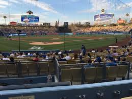 Dodger Stadium Section 4fd Row D Seat 1 Los Angeles