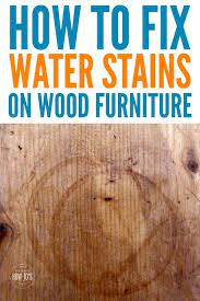 Water Stains On Wood Furniture