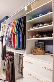 The agreeable gray paint from sherwin williams is my new favorite color and perfect for the closet so the shoes (and. Diy Master Closet Before After Polished Habitat