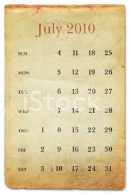 July 2010 Old Paper Calendar Stock Photos Freeimages Com