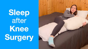 to sleep after knee surgery or injury