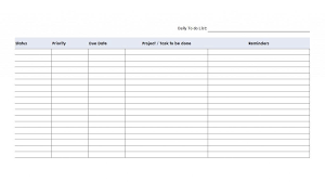 51 Free Printable To Do List Checklist Templates Excel