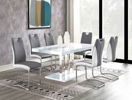 brooklyn rectangular dining table white