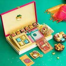 delightful rakhi gift set to