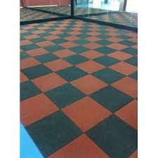 rubber exercise room floor tiles mat